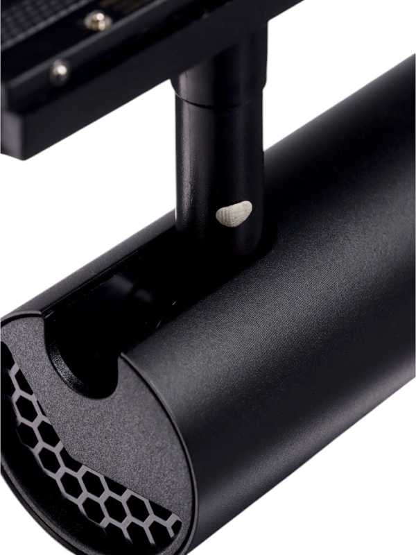 Трековый светильник, серия "Flat" FTL-007, 10Вт, 48В, 3000К, IP20, черный