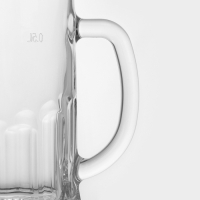 Кружка стеклянная для пива «Пит», 500 мл Кружка стеклянная для пива «Пит», 500 мл