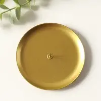 Подсвечник "Чашка" на 1 свечу, 10 см, золото