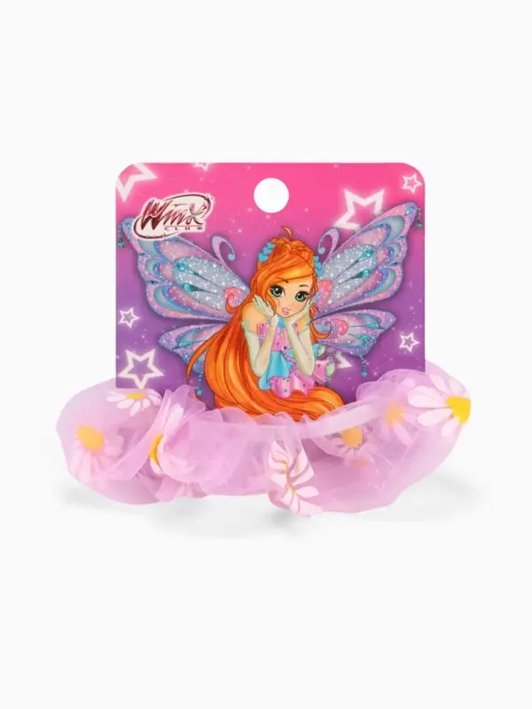 Резинка для волос &laquo;Ромашка&raquo; сиреневая, Винкс