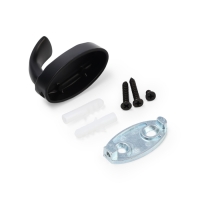 Крючок мебельный CAPPIO SEA, однорожковый, цинк, цвет черный Крючок мебельный CAPPIO SEA, однорожковый, цинк, цвет черный