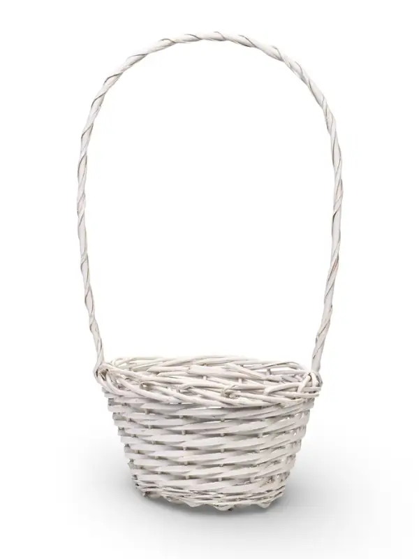 Набор корзин 2 шт, 27х77х17, 19х19х13,  лоза белый