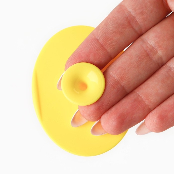 Силиконовый спонж для умывания в пакете Силиконовый спонж для умывания в пакете "Праздничный" , 6.5 х 5 см