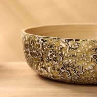 Салатник 25х25х8 см, бамбук