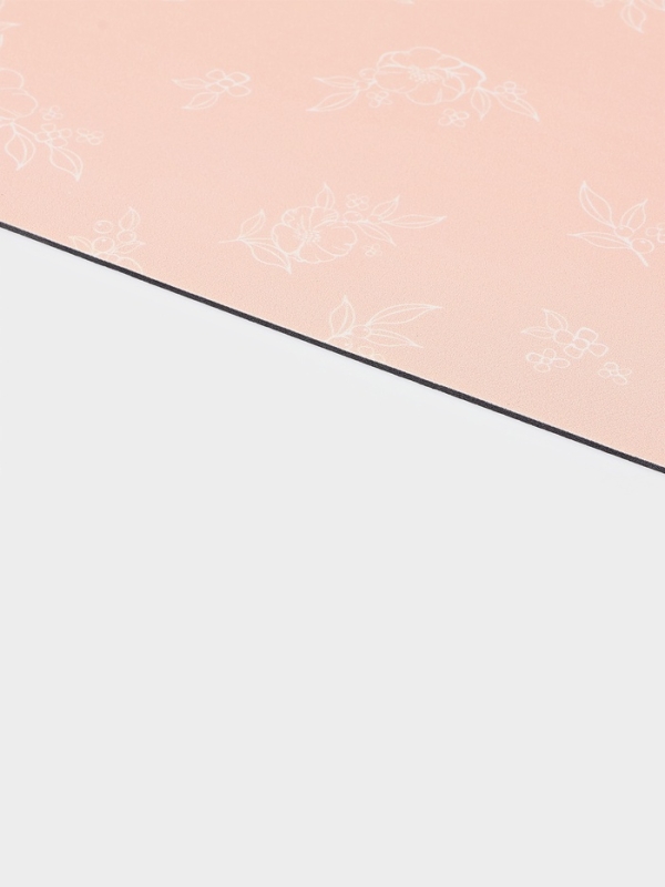 Коврик "Flowers" влаговпитывающий Доляна, 46х30,5 см, розовый