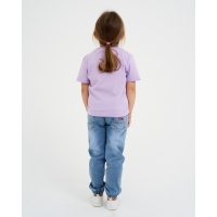 Футболка детская KAFTAN "Самая красивая" р.38 (146-152), сиреневый