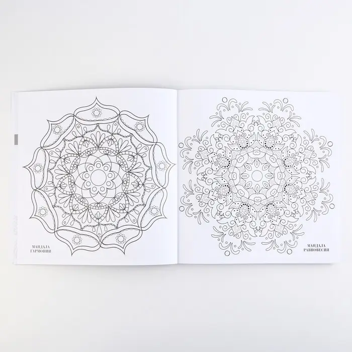 Раскраска-антистресс "Завораживающая мандала", 96 стр. 25х25 см.