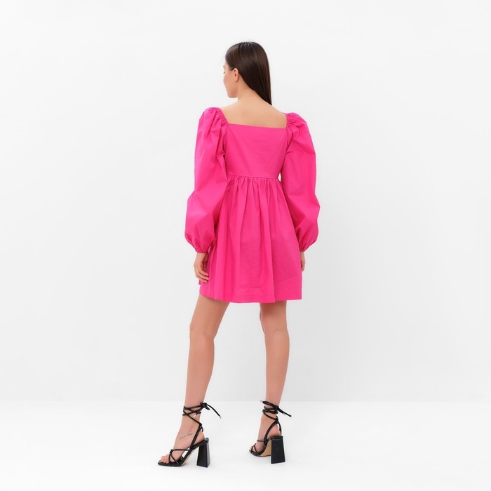 Платье женское MIST с объемными рукавами, фуксия, р.40-42 Платье женское MIST с объемными рукавами, фуксия, р.40-42