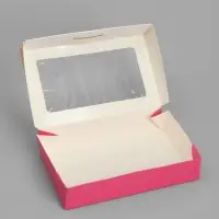 Кондитерская упаковка, коробка с ламинацией &laquo;Мазки&raquo;, 20 х 12 х 4 см