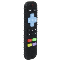 Прорезыватель для зубов Крошка Я &laquo;Пульт детский&raquo;, цвет черный, размер 16 см