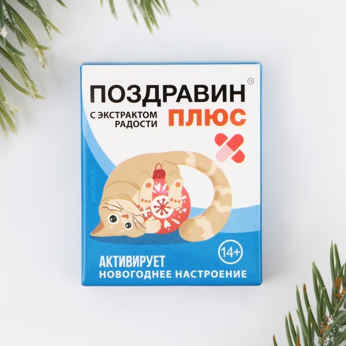 Новогодние пожелания в коробочке &laquo;Новый год: Поздравин&raquo;, 10 свитков