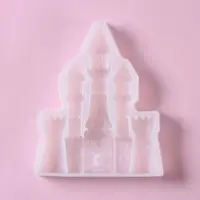 Молд Доляна &laquo;Сказочный замок&raquo;, силикон, 15&times;12&times;2 см, цвет белый