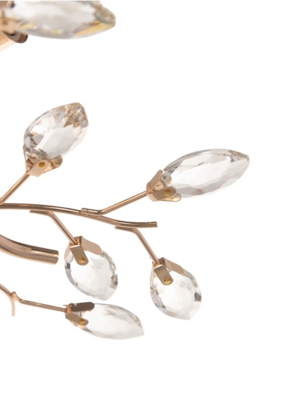 Люстра "Нежность" 3х40Вт Е27 золото 42х42х18см