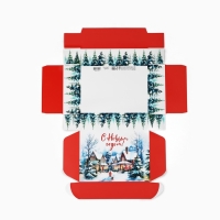Коробка подарочная новогодняя складная &laquo;Зимняя сказка&raquo;, 21 х 15 х 5 см, Новый год