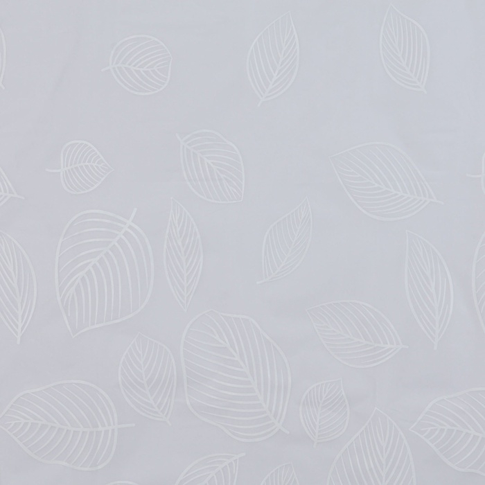 Штора для ванной &laquo;Осень&raquo;, с люверсами, с утяжелителями, PEVA, 180&times;180 см, белая