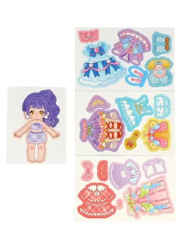 Магнитный набор "Модница" блестящий