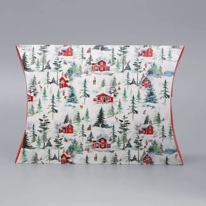 Коробка новогодняя складная фигурная &laquo;Поздравляю с Новым годом!&raquo;, 26 х 19 х 4 см