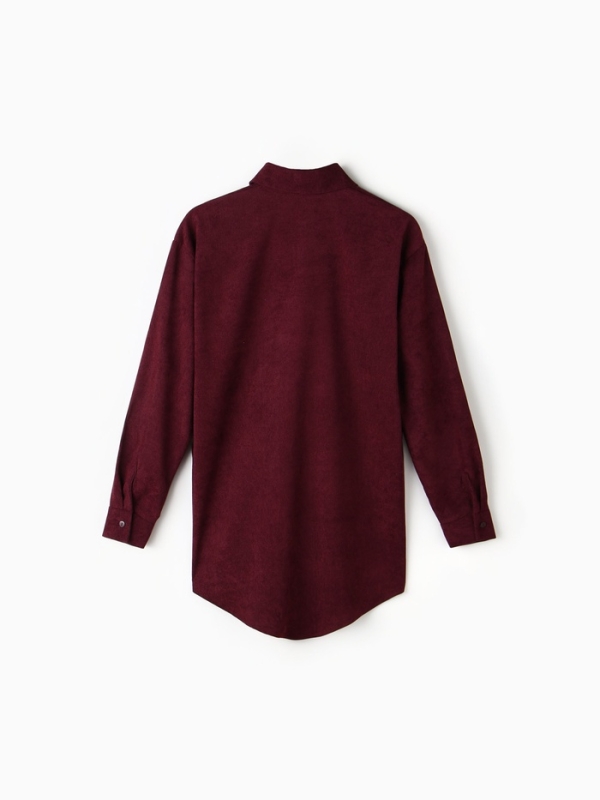 Рубашка женская (1), MINAKU, цвет бордовый, р-р 46 Рубашка женская (1), MINAKU, цвет бордовый, р-р 46