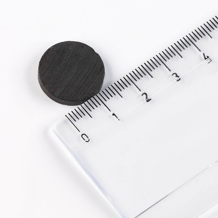 Магнит &laquo;Круг&raquo; набор 10 шт., размер 1 шт. &mdash; 1,8 &times; 1,8 &times; 0.3 см