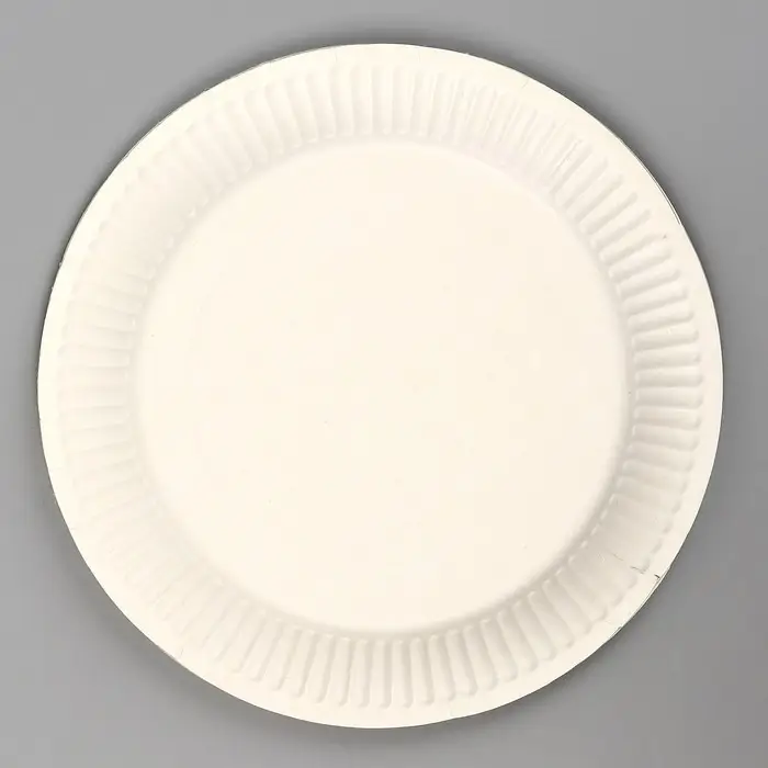 Тарелка одноразовая бумажная &laquo;Черное золото&raquo;, 18 см