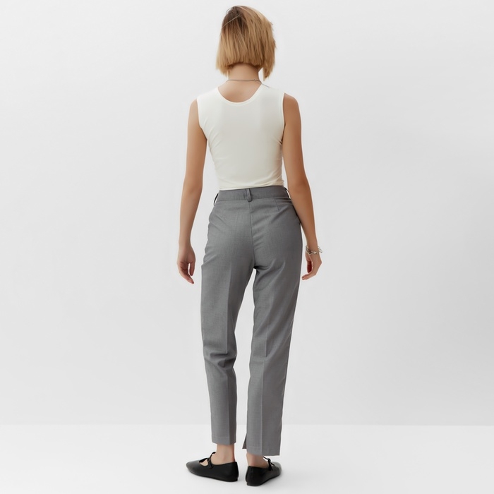 Брюки женские MINAKU: Casual Collection цвет серый, р-р 48