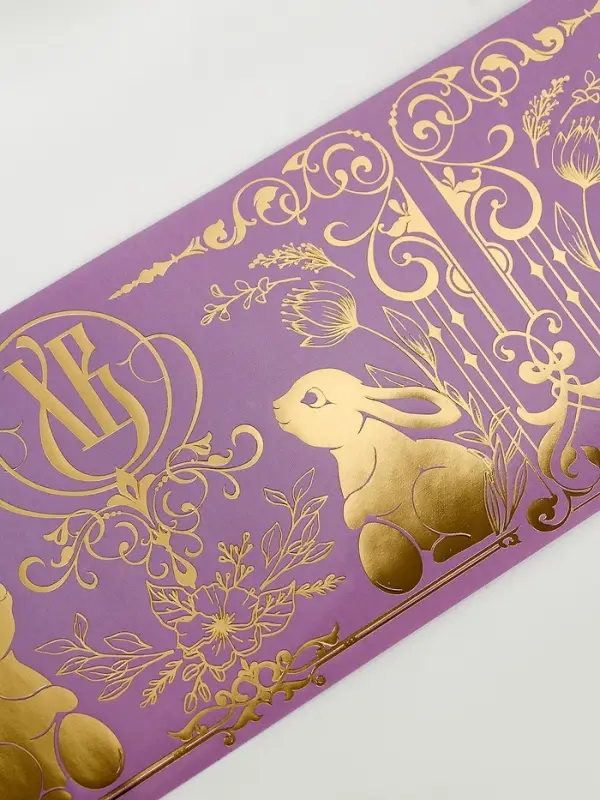 Форма ободок для кулича с тиснением на Пасху &laquo;ХВ&raquo;, 41.6&times;10 см