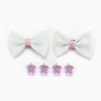 Бант для волос 2 шт, крабики «Милашке», 8 х 12,5 см Бант для волос 2 шт, крабики «Милашке», 8 х 12,5 см