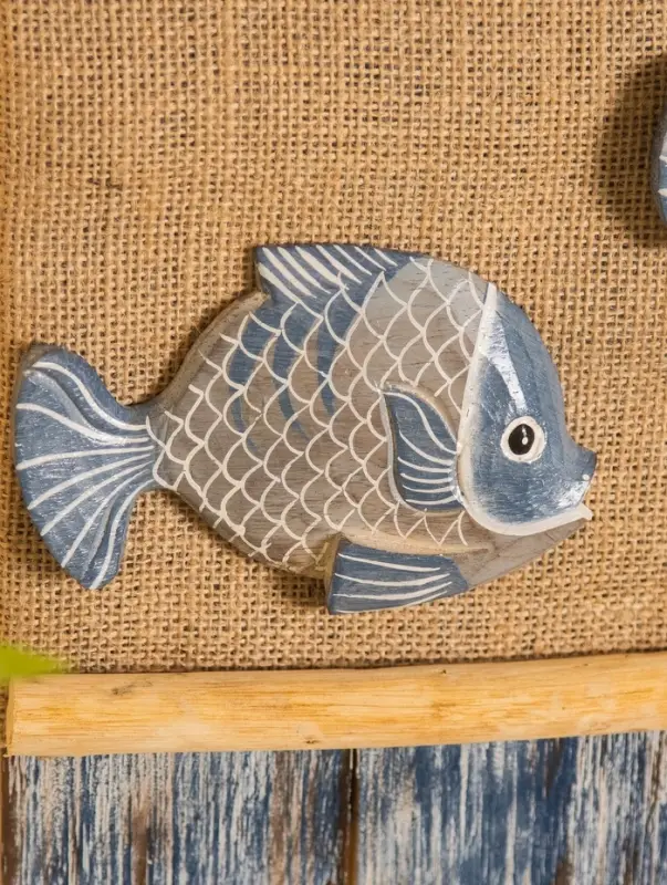 Панно плетёное &laquo;Пара рыбок&raquo;, 25&times;4&times;55 см