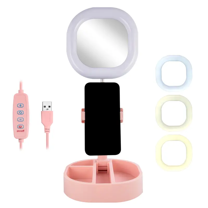 Селфи кольцо Y3 розовый