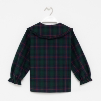 Рубашка для девочки KAFTAN "Клетка", р. 30 (98-104 см)