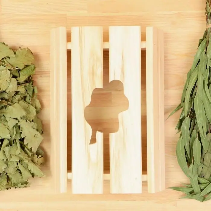 Абажур для бани и сауны &laquo;Дубок&raquo;, деревянный, настенный, &laquo;Добропаровъ&raquo;