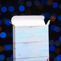 Коробка для шоколада без окна &laquo;Елка с игрушками&raquo;, 17.1&times;8&times;1.4 см