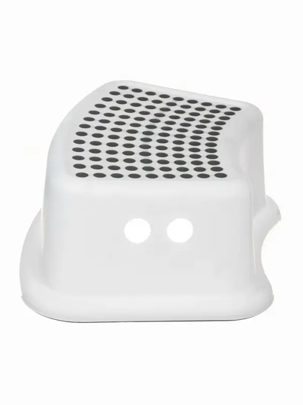 Подставка детская, антискользящая., цвет белый/серый