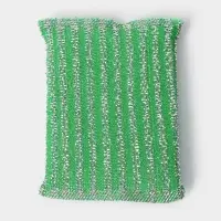 Губка для посуды Доляна, со стальной стружкой, 12&times;9&times;1.5 см, МИКС