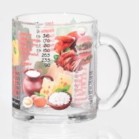 Кружка 300 мл "Таблица калорий"