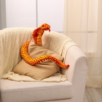 Мягкая игрушка &laquo;Кобра&raquo;, 80 см, цвет оранжевый
