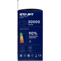 Лампа светодиодная СТАРТ, 20 Вт, Е27, А60, 6500К, 1600 Лм, холодный (белый) свет