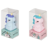 Точилка MESHU, "Unicorn", 1 отверстие, МИКС