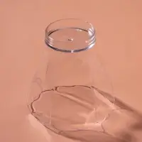 Форма пластиковая одноразовая для фуршета &laquo;Незабудка&raquo;, 160 мл, прозрачная