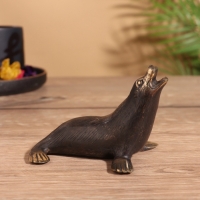 Сувенир бронза "Тюлень" 10х8х7 см