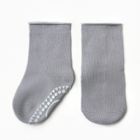 Носки детские MINAKU со стоперами, цвет серый, 11-12 см Носки детские MINAKU со стоперами, цвет серый, 11-12 см