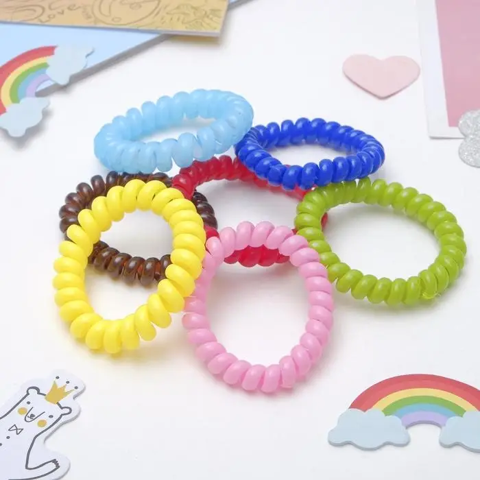 Резинка для волос &laquo;Пружинка&raquo;, 5 см, МИКС