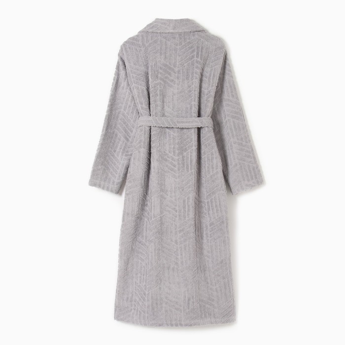 Халат махровый мужской LoveLife Халат махровый мужской LoveLife "Муссон" цв. серый, р. M, 100%хл, 330 гр/м2