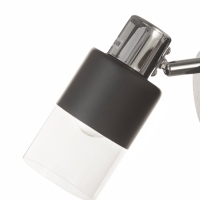 Спот "Берта" 1хЕ14 40Вт черно-хромовый 19х8х15 см