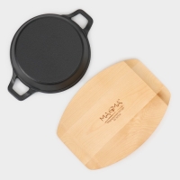 Сковорода чугунная Magma &laquo;Далат&raquo;, 25&times;18&times;4 см