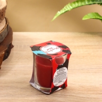 Свеча ароматическая "Candle" 85 гр, клубничный взрыв