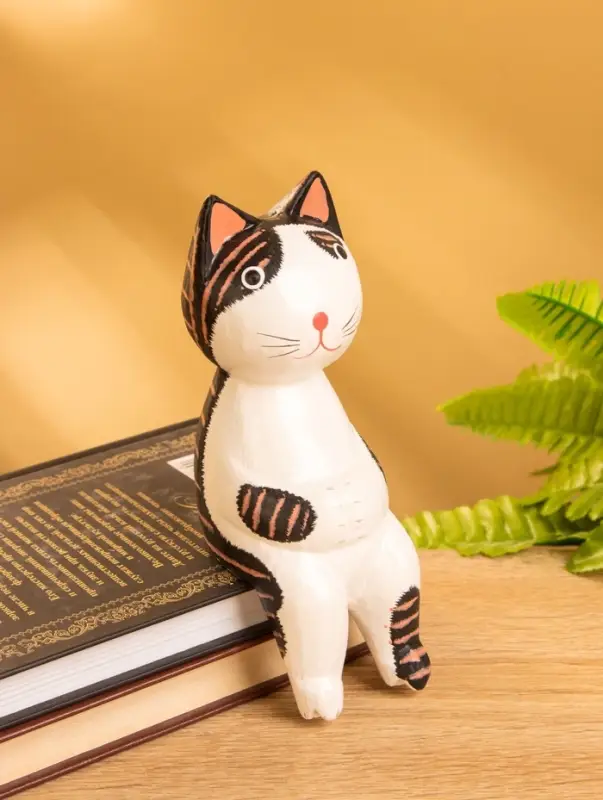 Сувенир &laquo;Кот сидячий&raquo;, 5&times;6&times;14 см, дерево, коричневый