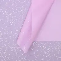 Пленка для цветов, &laquo;Звёздное небо&raquo;, лиловый, 57&times;57 см