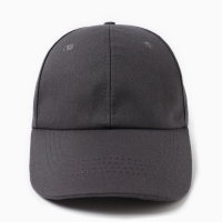 Кепка однотонная MINAKU, серая, размер 52-54