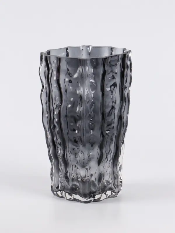 Ваза &laquo;Фонс&raquo;, 24&times;14.5 см, стекло, чёрная